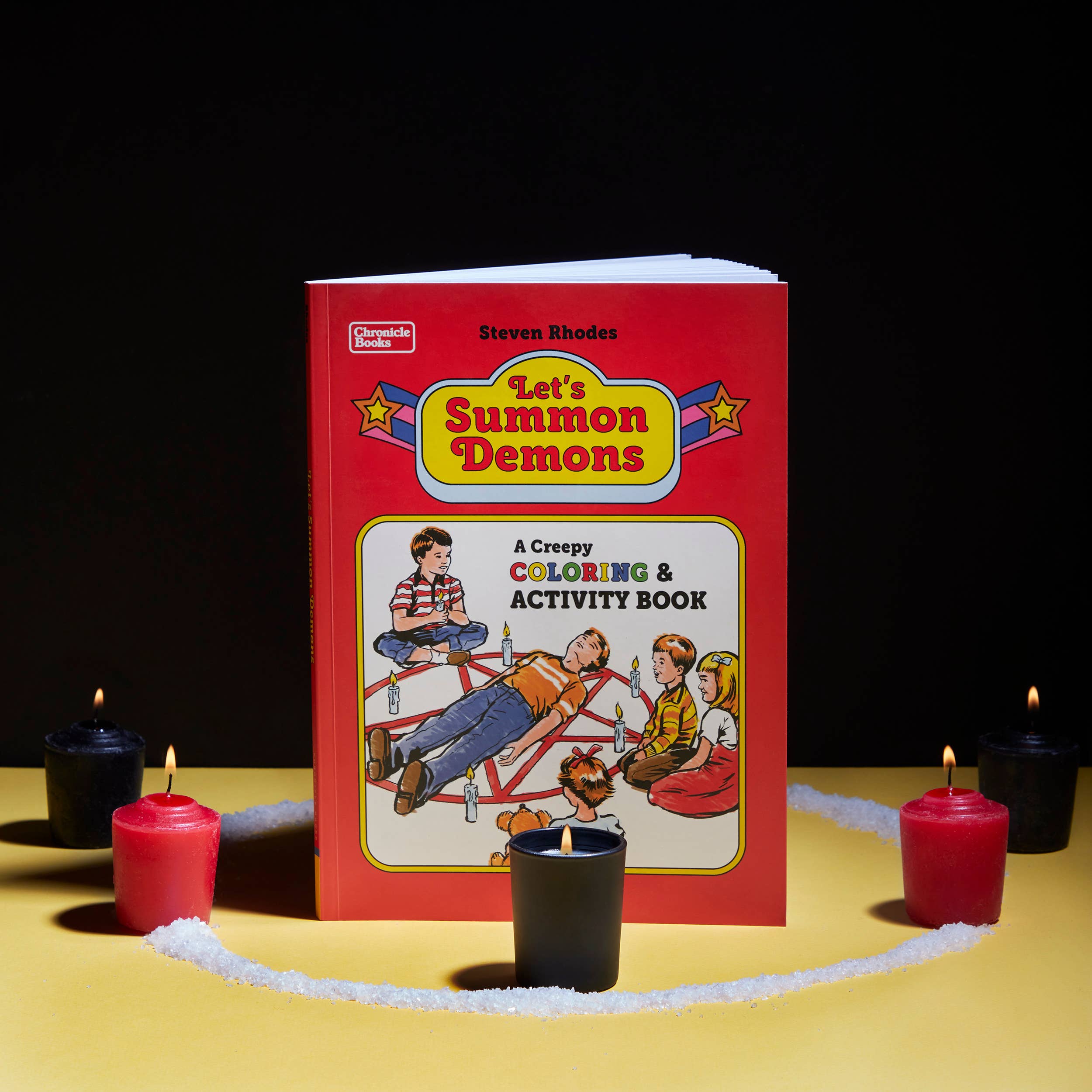 Chronicle Books - Wholesale Coloring & Activity Book - Adult - Let's Summon Demons6