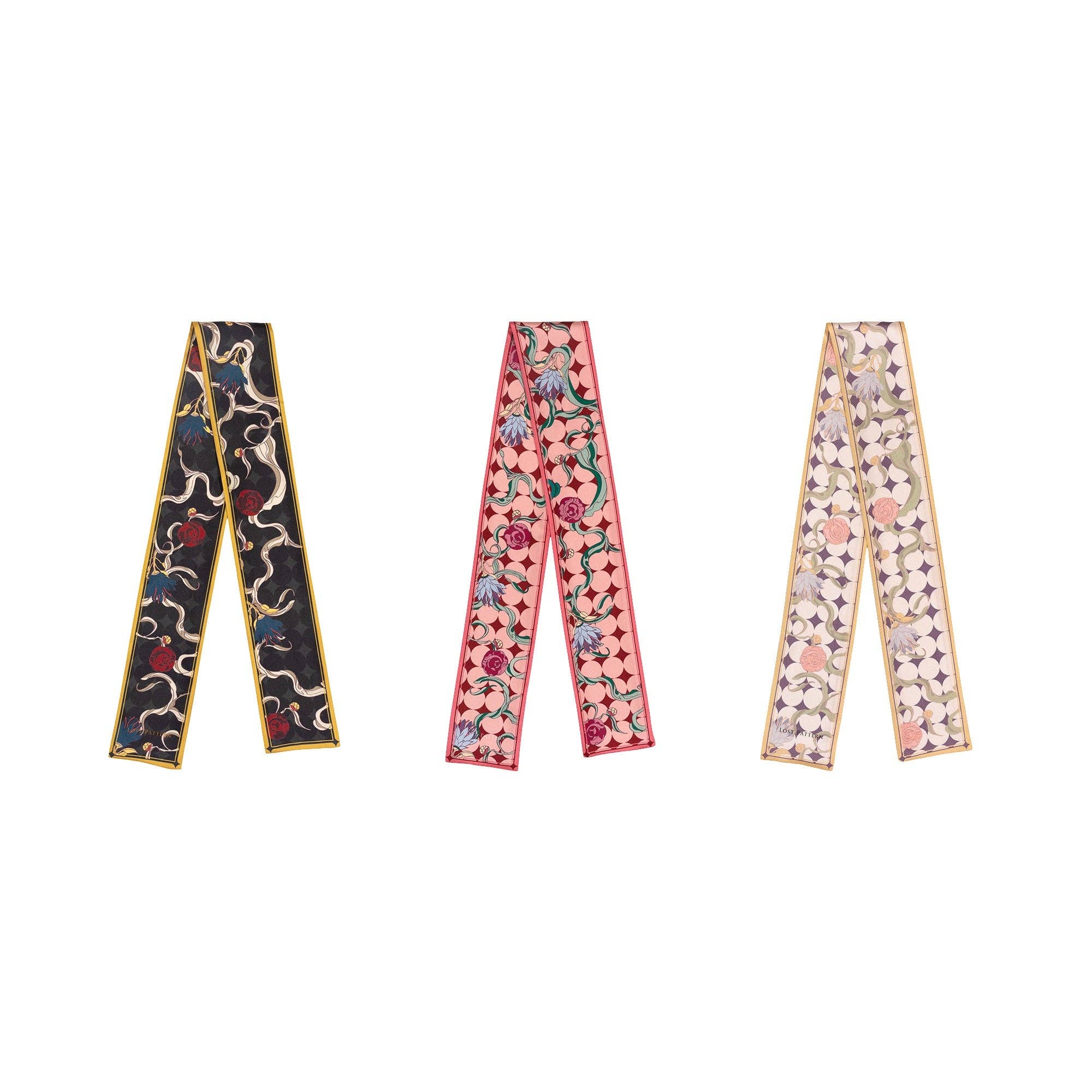 Gul „Drøm“ Silke Twilly Neck Bow - Gul for engroshandel på Faire4