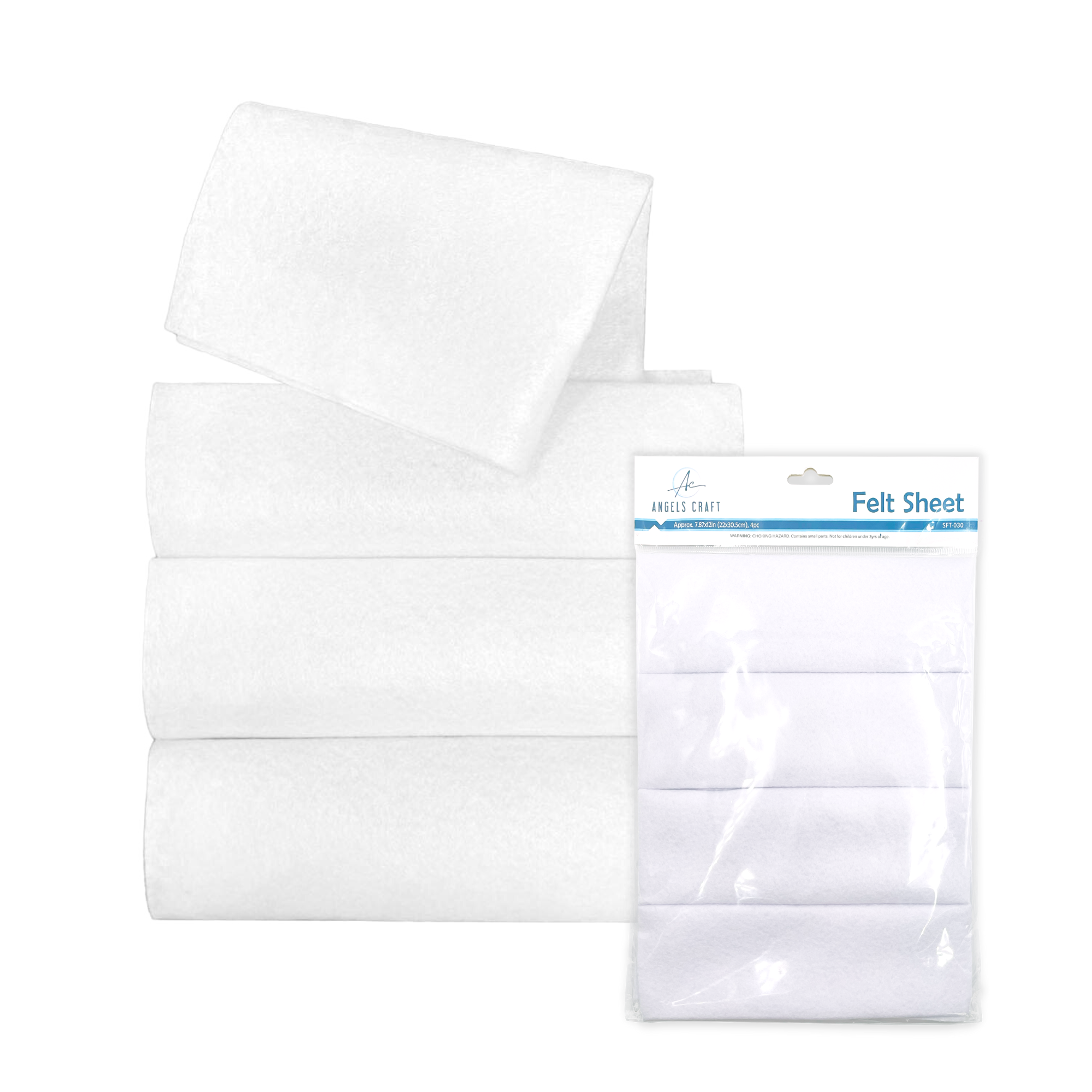 Angels Craft - Vente Matériels de bricolage - Feuilles de feutre, 20 x 30 cm, lot de 44