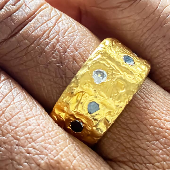 MOCA Jewellery - Wholesale Multi-Stone Ring - Stone Set Band16