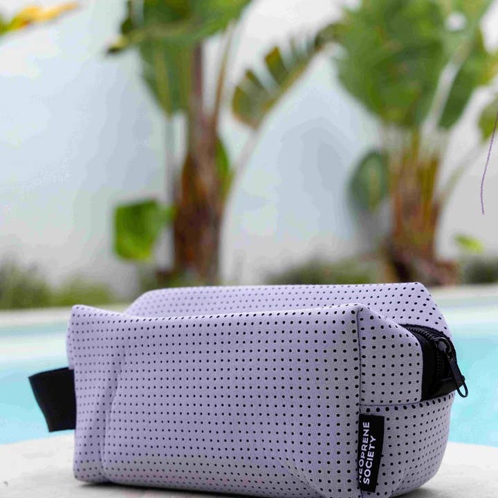 NEOPRENE SOCIETY – wholesale Toiletry bag – women's – Lilac Neoprene beach bag / Toiletries bag 0