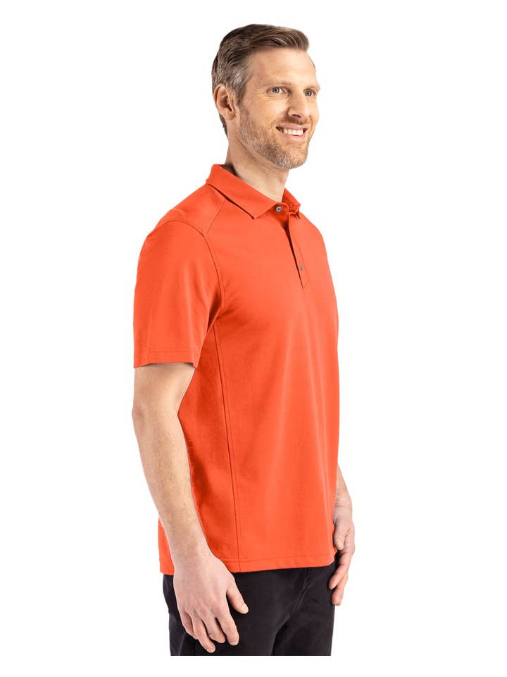 Cutter & Buck - Wholesale Polo - Men's - Cutter & Buck Advantage Refresh Mens Tri-Blend Pique Polo9