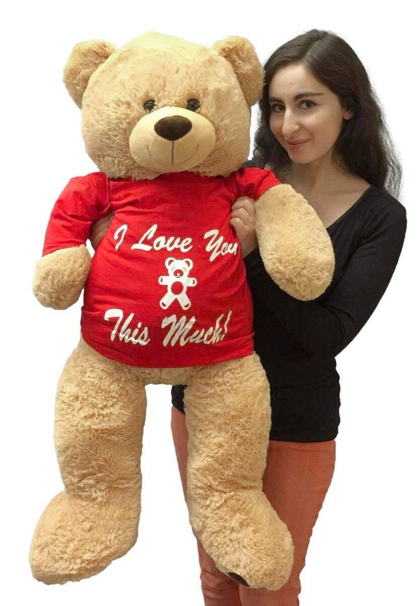 Big Plush - Vente Peluche – enfant et bébé - Ours en peluche géant de la Saint-Valentin, grande peluche douce de 36 pouces.
