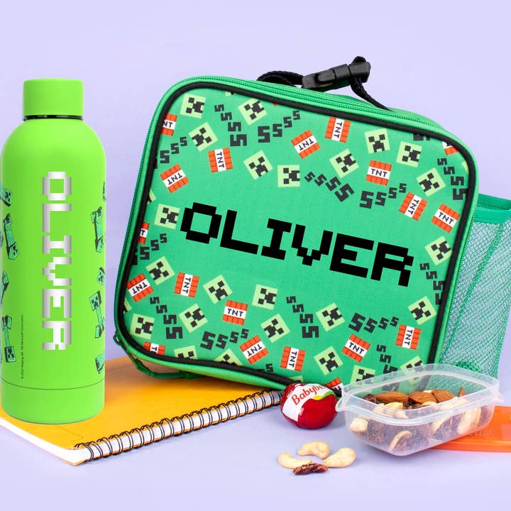 Fringoo Group Ltd - Wholesale Water bottle - MINECRAFT Personalised Stainless Steel Bottle - Green4