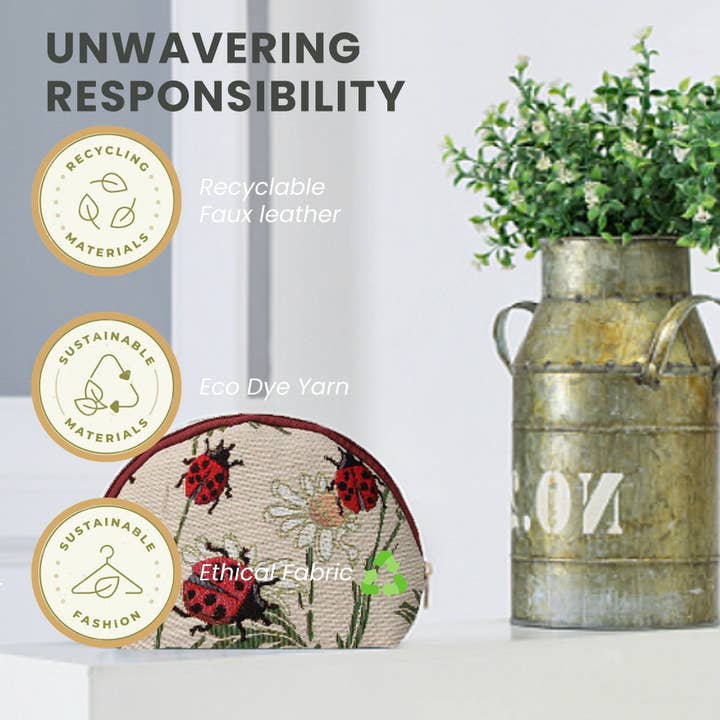 SignareArt - Wholesale Makeup/Cosmetic Bag - COSM-LDBD | Ladybug Cosmetic Make Up Bag4