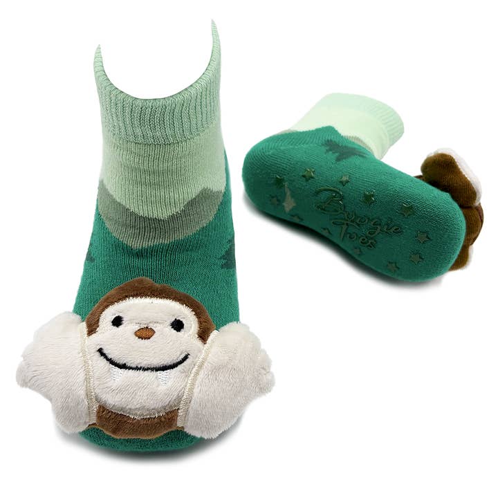 Baby Big Foot Boogie Toes Rattle Socks for wholesale by Boogie Toes