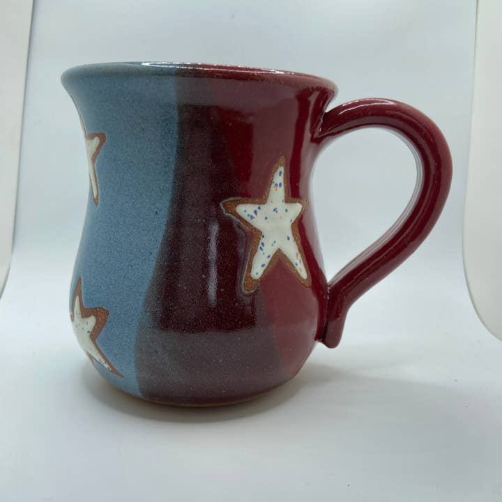 Folk Stars Mug for wholesale by MudWorks Pottery