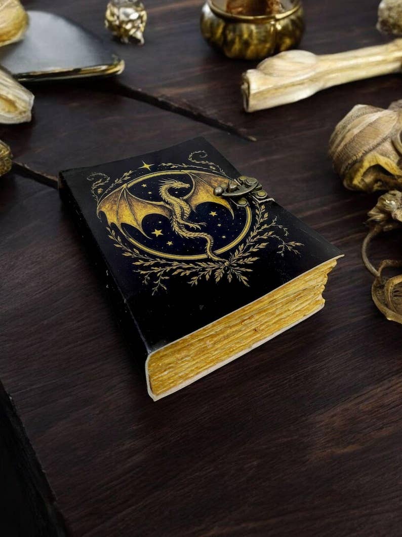 Leatherooze - Wholesale Journal/Diary - Dragon Leather Journal: Vintage style 5x7 inches 200 pages4