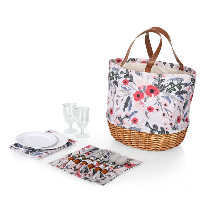 Promenade Picknickkorb, Tragetasche mit Picknick-Set für 2 für den Großhandel von Picnic Time Family of Brands