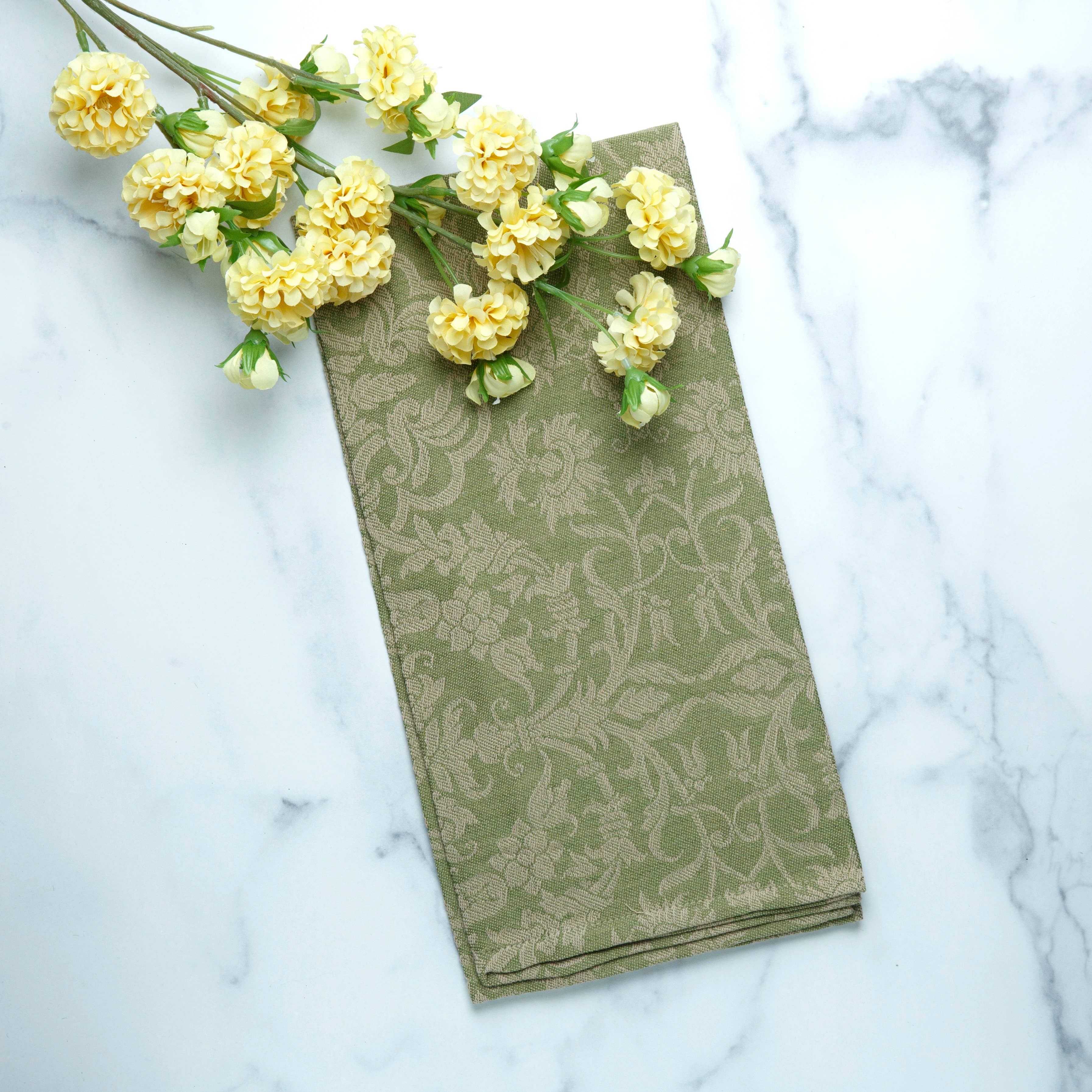 Arte Italica & Crown Linen Designs – Großhandel Geschirrtücher – Imperial Jacquard Handtuch aus italienischem Leinen0