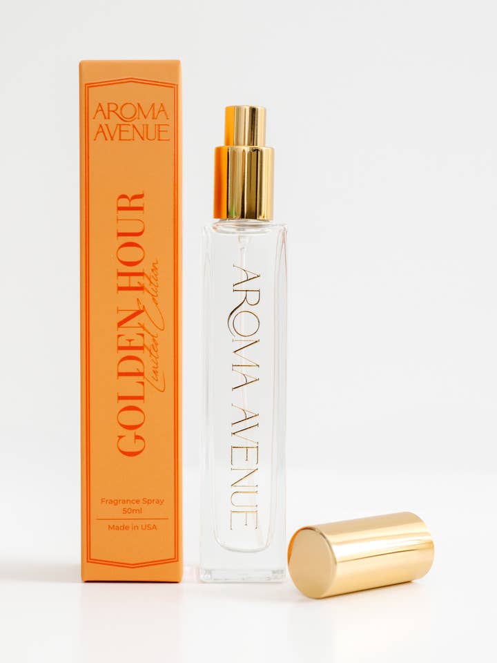 Golden Hour Fragrance Spray for wholesale by Aroma Avenue