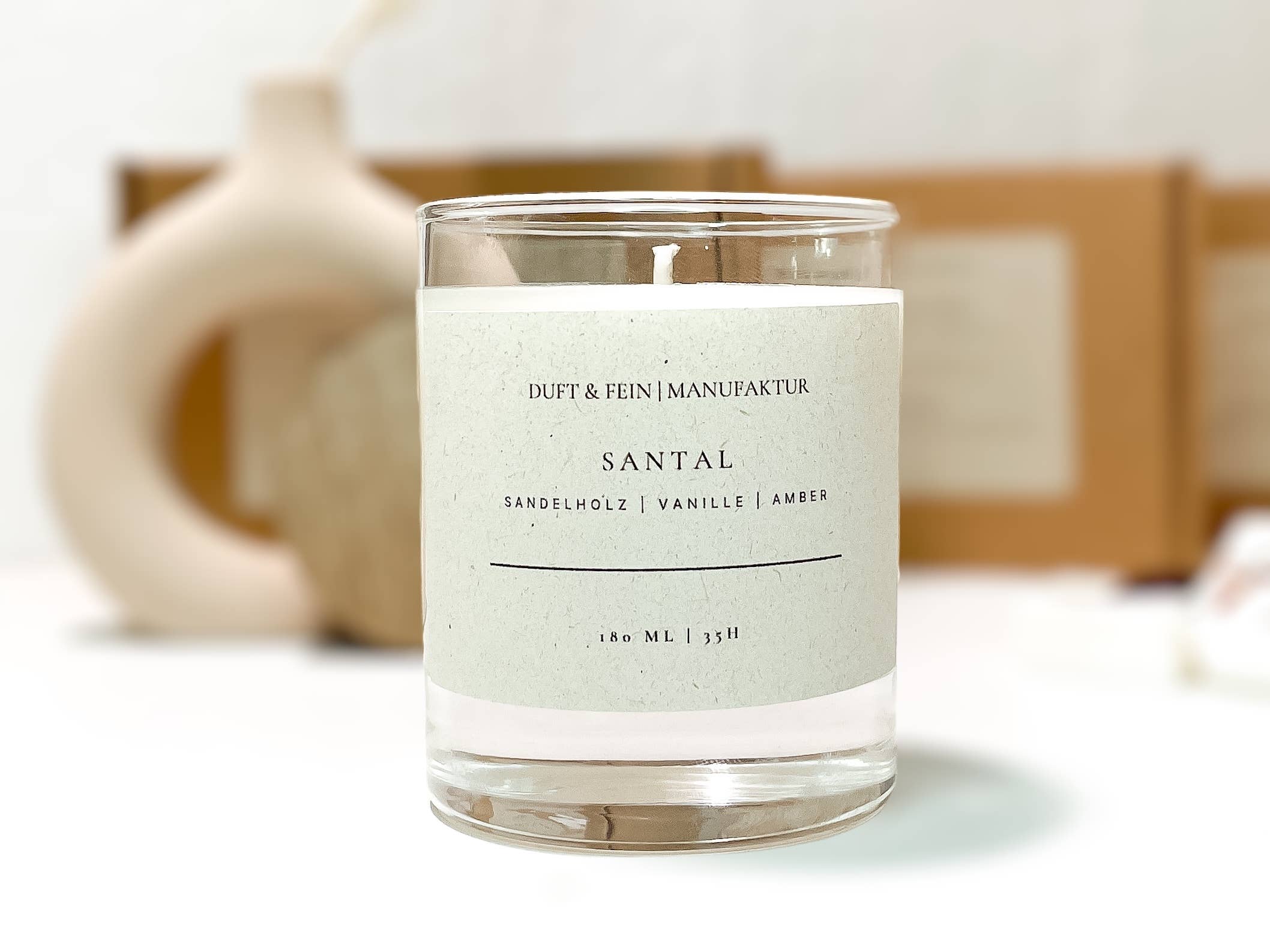 Duft & Fein. - Wholesale Jar/Filled Candle - Santal scented candle4