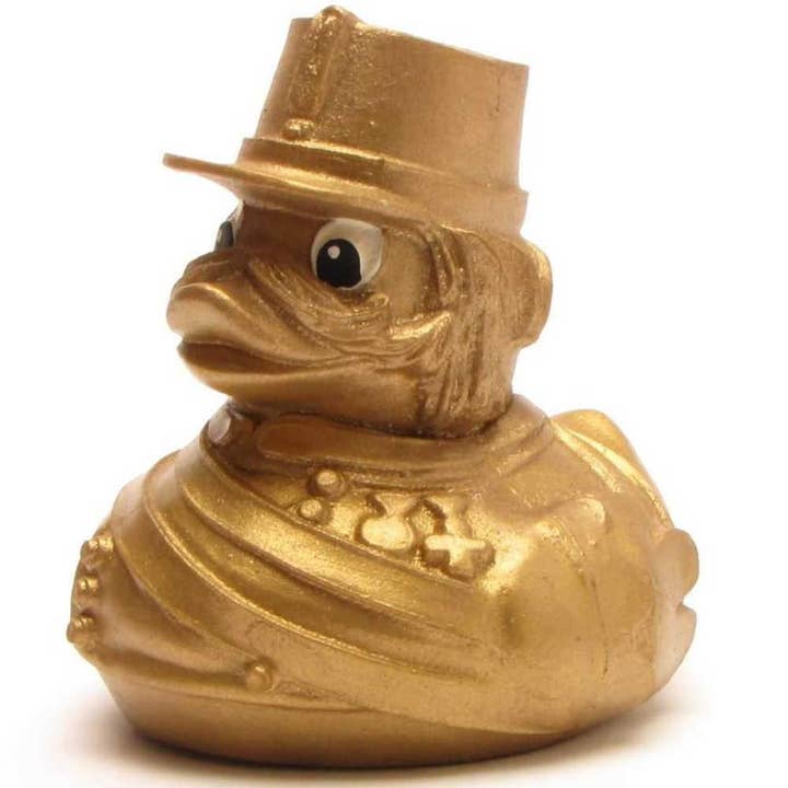 Kaiser Franz-Josef Patito de goma - oro - Pato de goma para venta al por mayor de Duckshop