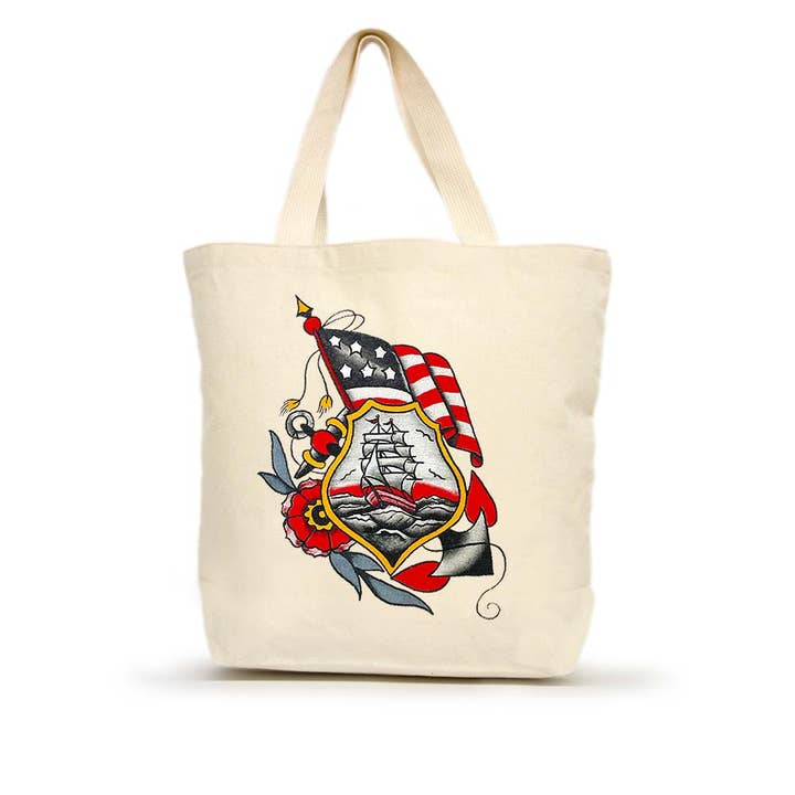 Eric & Christopher – wholesale Tote bag – Unisex – Freedom at Sea Medium Tote