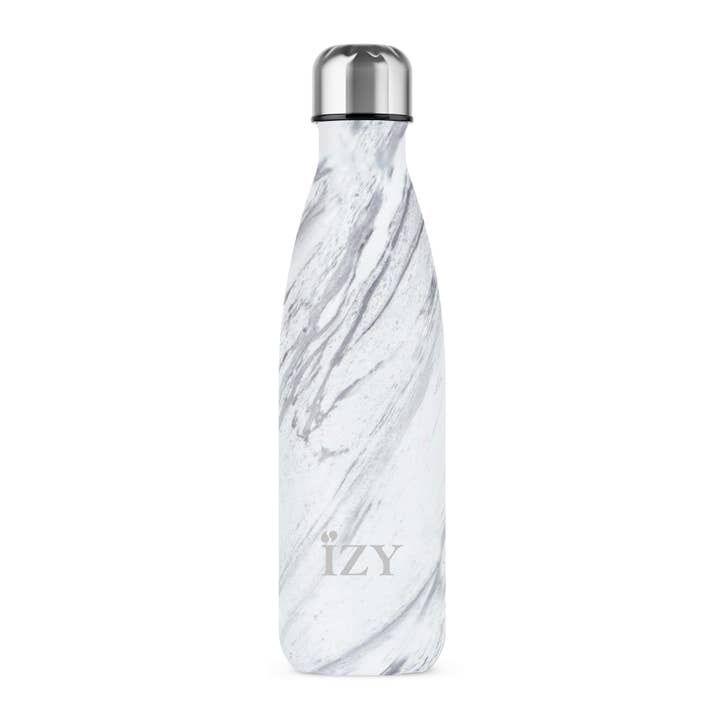Izy - Wholesale Water Bottle - IZY - Original Insulated Bottle - Marble - White - 500ml1