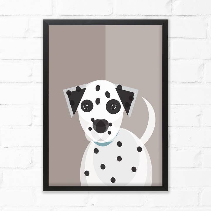 Imprimé chien dalmate pour la vente par Cloud Cuckoo Design