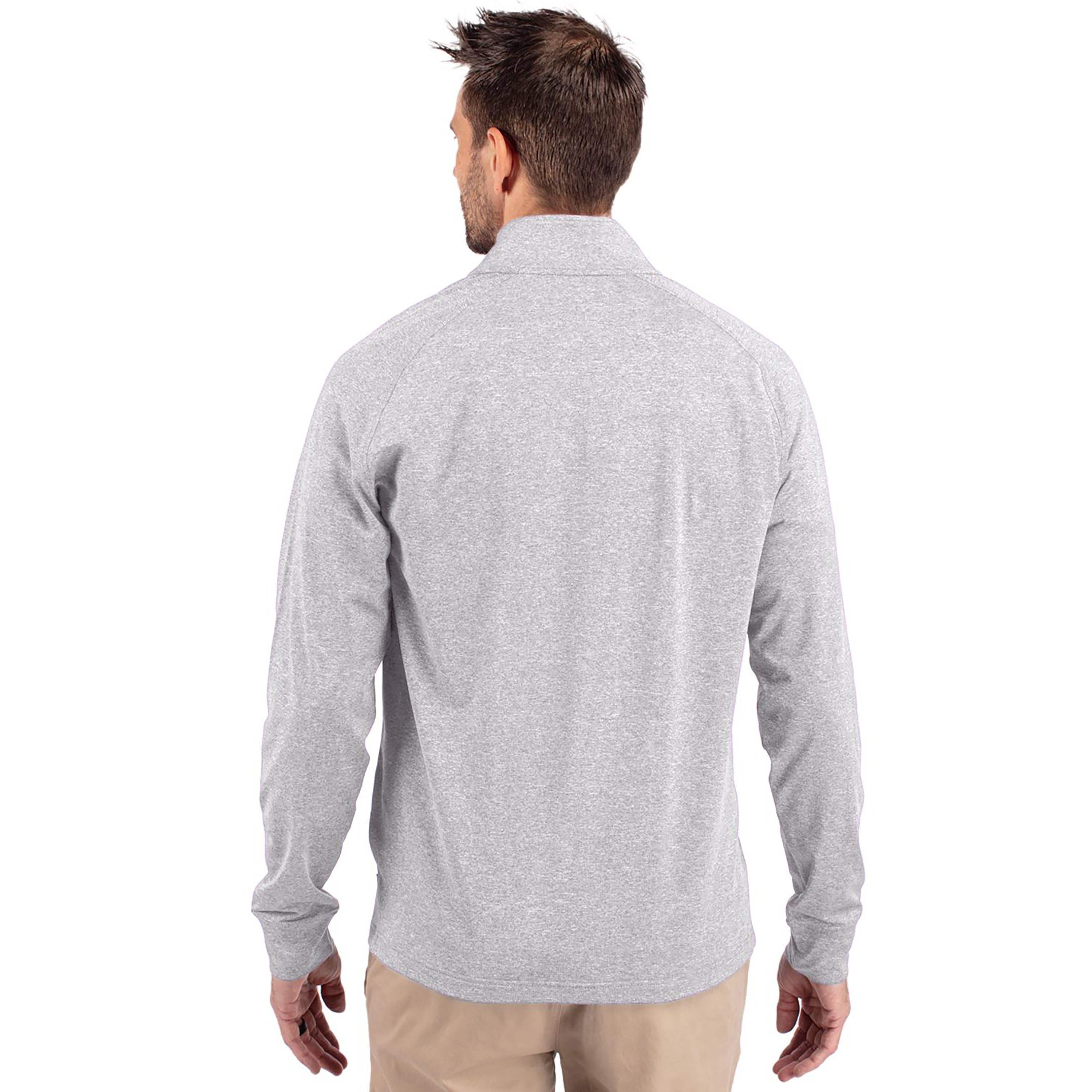 Cutter & Buck - Wholesale Sweatshirt - Men's - Cutter & Buck Adapt Eco Knit Heather Mens 1/4 Zip Pullover31