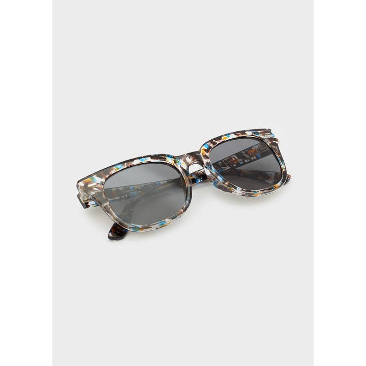 DENNY SUNGLASSES SPECKLED CLEAR/BEIGE - N60 for wholesale by NALI'