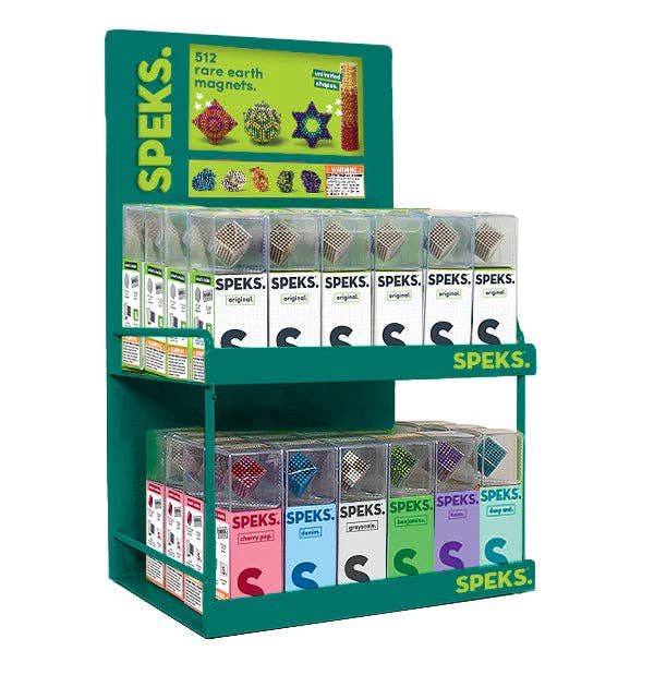 Speks UK – wholesale Retailer display – Child & baby – SPEKS 512 - Single Tier Metal Display - Empty1