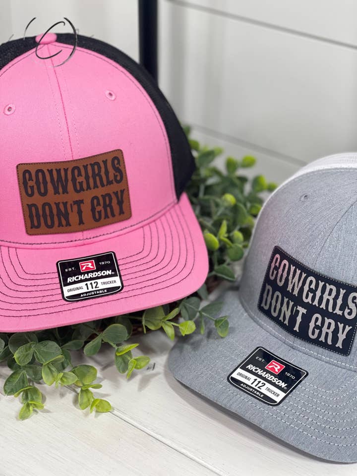 Adult Cowgirls Don't Cry Patch Snapback Hat for wholesale by CMD Wholesale