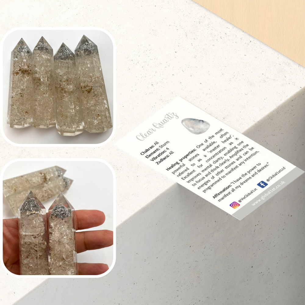 VIE – wholesale Spiritual stone/crystal – Orgonite Obelisk Tower, 8x2x2cm22