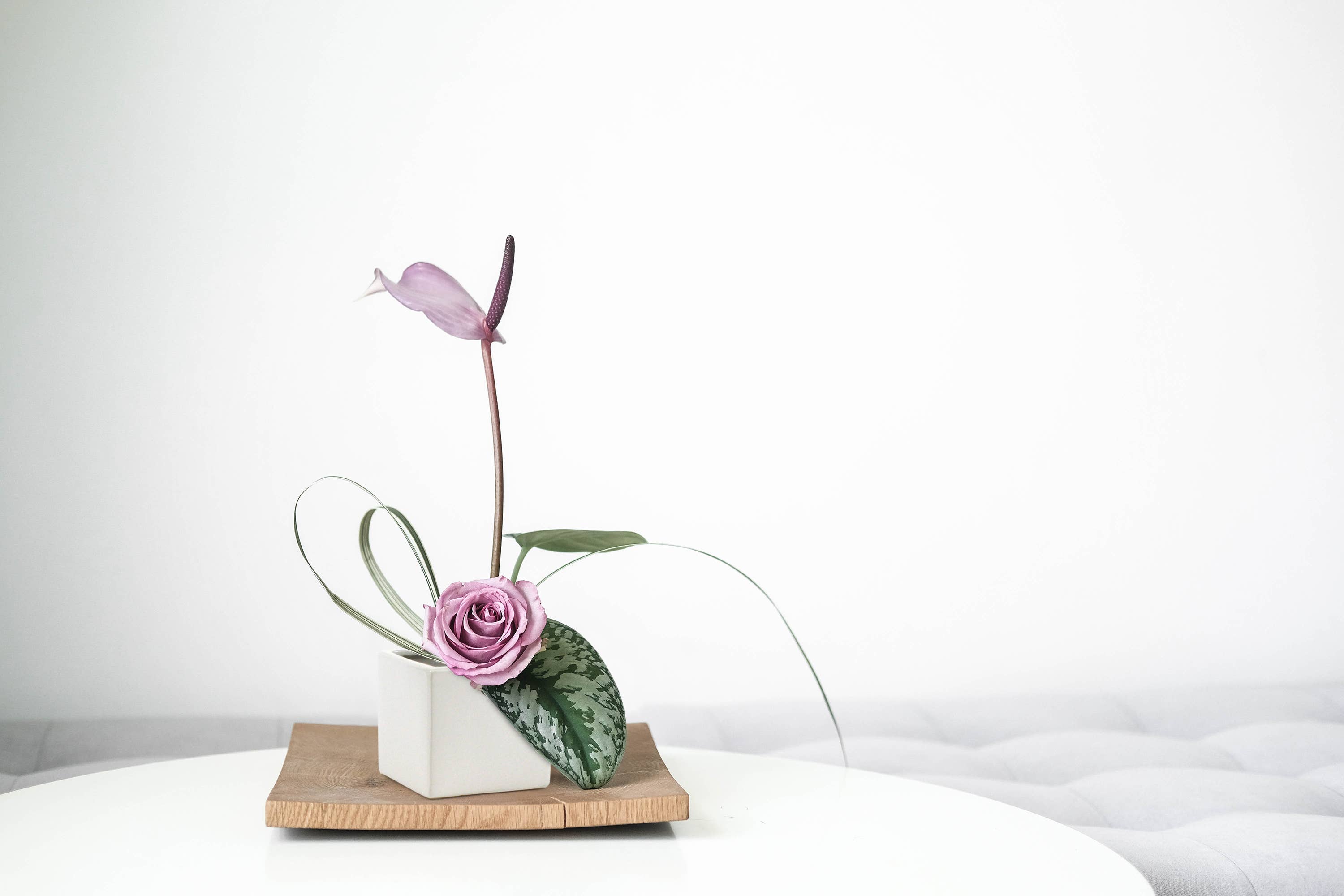 WGV International - Wholesale Vase - WGV White Glossy Ceramic Square Cube - 3.75"H2