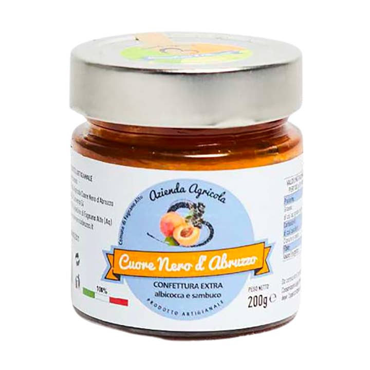 Doce extra de damasco e sabugueiro - Cuore Nero d'Abruzzo por atacado de Conviene srls