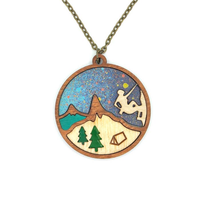 A.B.T - Mahonie Climber Blue Sky hanglamp voor wholesale door Skaüswood