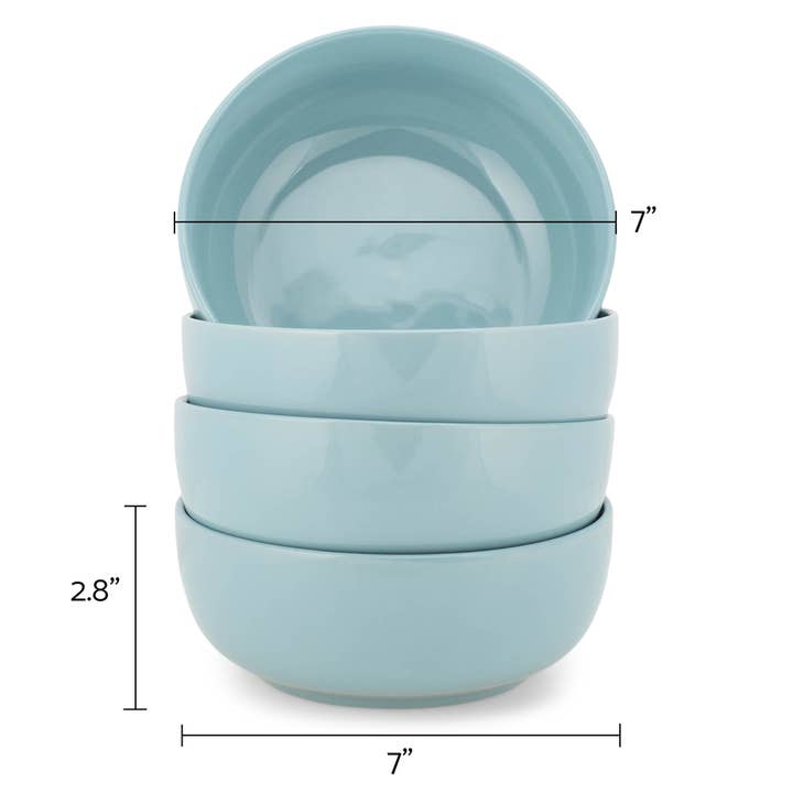 EAST AVENUE - Wholesale Bowl - Cereal Salad Bowls Set of 4, Ice Blue2