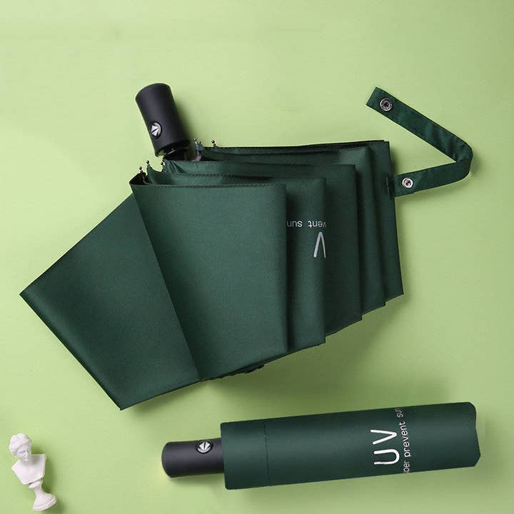 liqubit - Wholesale Umbrella - Unisex - Solid 8 Ribs Automatic Sun Umbrella2