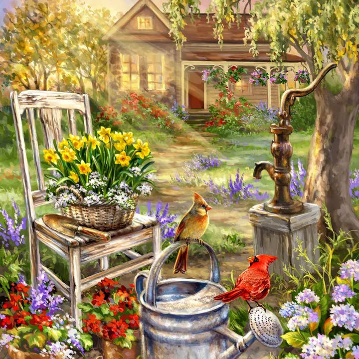Spring Song Jigsaw Puzzle - 100 or 500 Pieces for wholesale by Springbok Puzzle