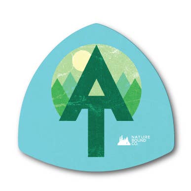 Blauwe Appalachian Trail-sticker voor wholesale door Nature Bound Co