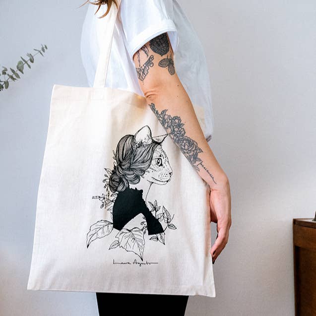 Lalauri - Wholesale Tote Bag - Women's - Tote Bag Miss Catgraben1