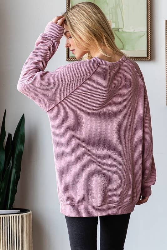 HEIMISH - Wholesale Blouse - Women's - ET7734-12 SOLID SEQUINS RIBBON TOP CHRISTMAS7