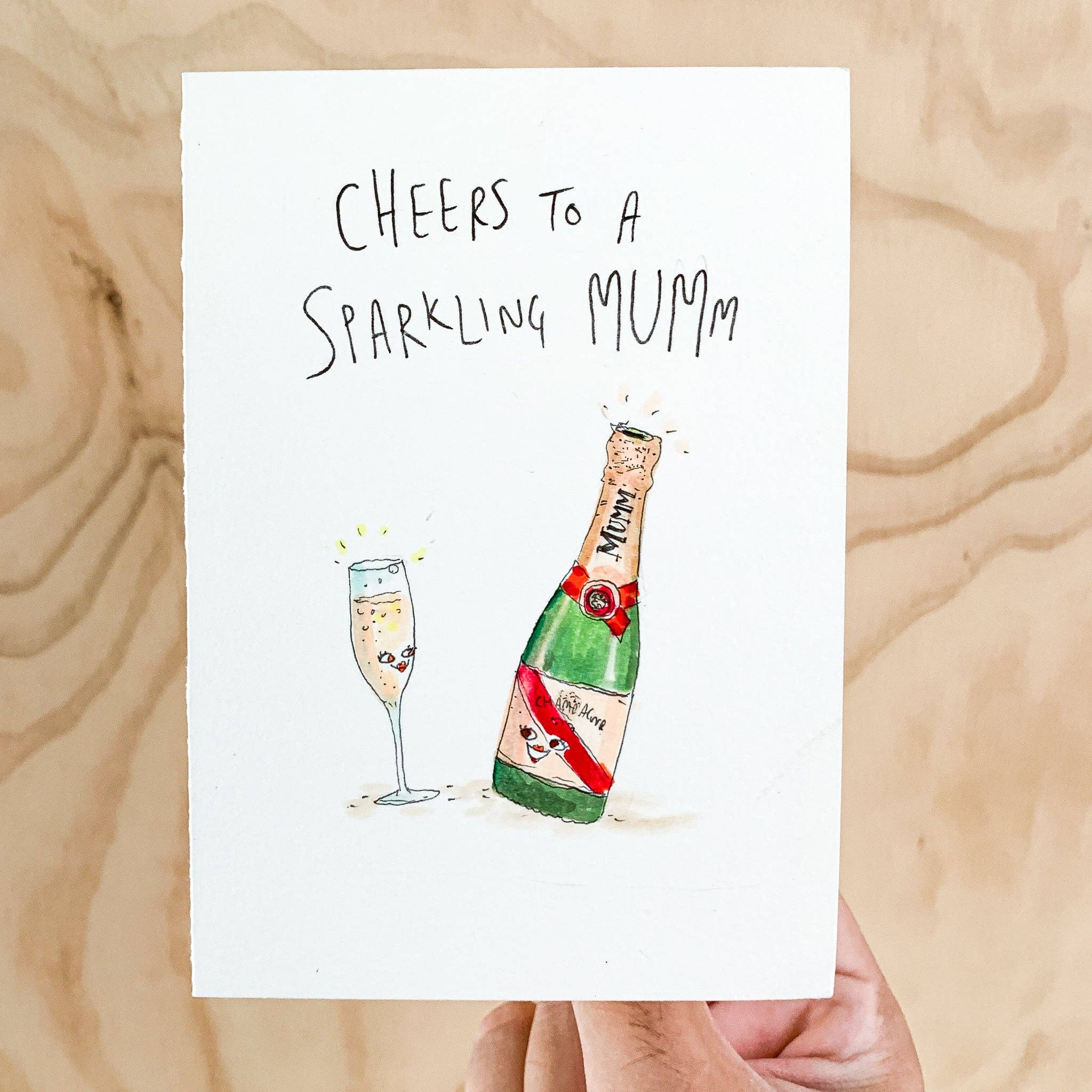 Well Drawn - Vente Carte pour la fête des Mères - Hommage à une maman pétillante4