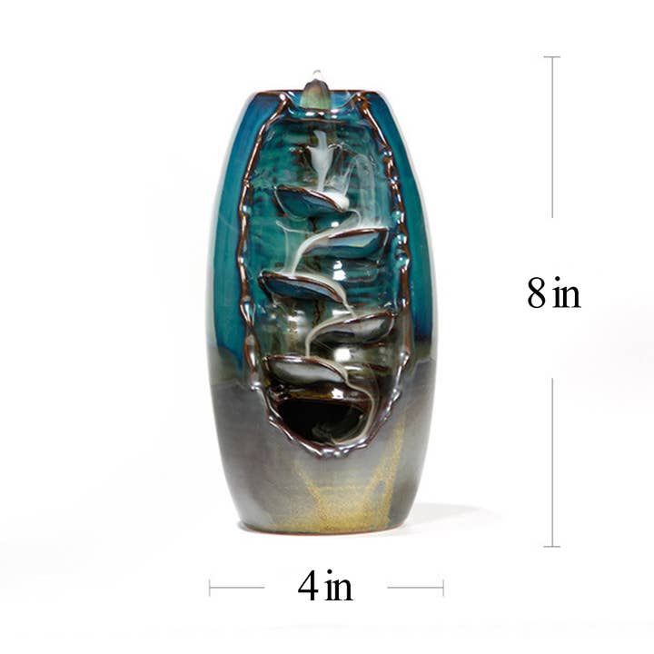 Designs by Deekay Inc. - Wholesale Incense Holder - Serpent Falls Backflow Burner (8 in.)