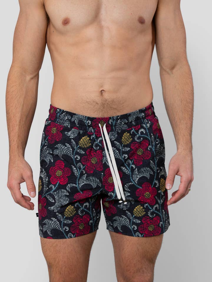 NIGHT BLOOM SWIM TRUNK for wholesale by LEISURE LAB