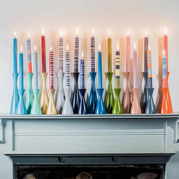 British Colour Standard North America - Wholesale Candle Holder - BRITISH COLOUR STANDARD - 15cm H / 5.9'' H Medium Old Gold Candleholder2