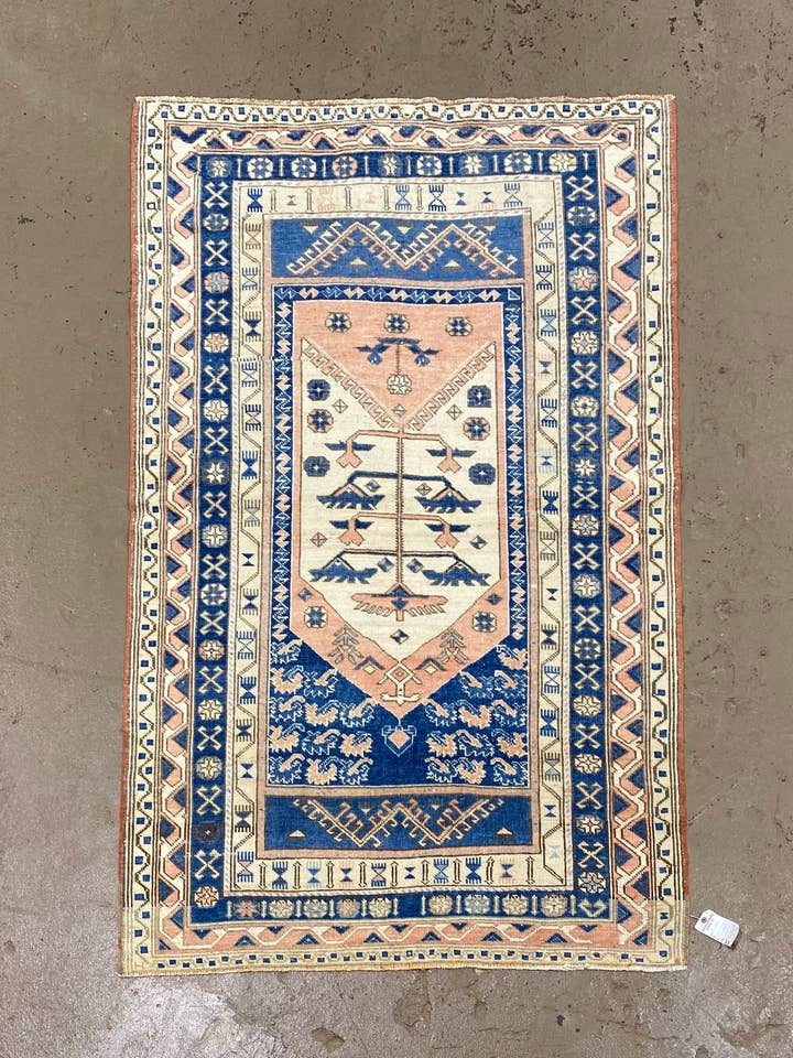Vintage Turkish Area Rug | 4.3 x 6.9 for wholesale by Vintage Loomz