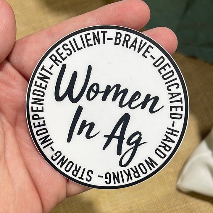 Women in Ag Decal Sticker for wholesale by Agvocate Apparel