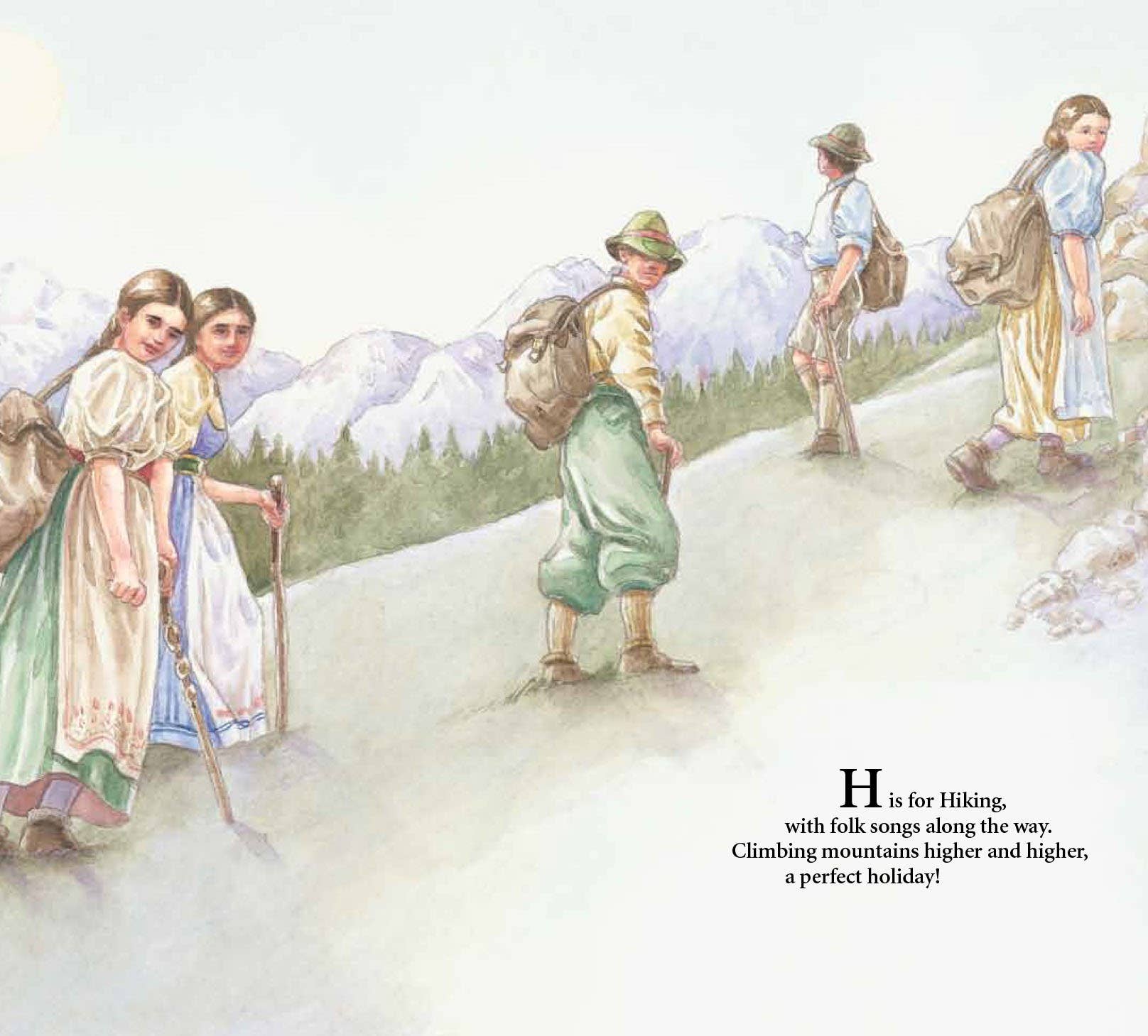 Sleeping Bear Press - Vente Livre pour jeunes lecteurs (de 6 à 8 ans) - V comme von Trapp : Un abécédaire musical de la famille en images3