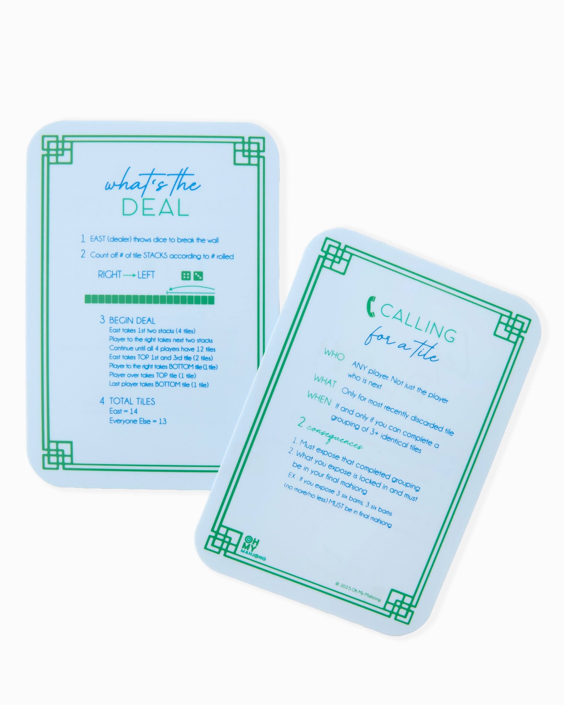 Oh My Mahjong - Wholesale Card Game - Light Blue Shuffler1