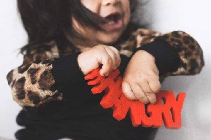 TeetheWord Teethers - Venta al por mayor Mordedor - Bebés - #HANGRY rojo8