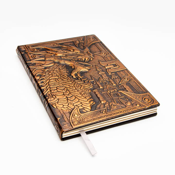 Dragonlore Ledger - Copper: Ancient Style DnD Player Journal for wholesale by Tabletop Dominion Limited