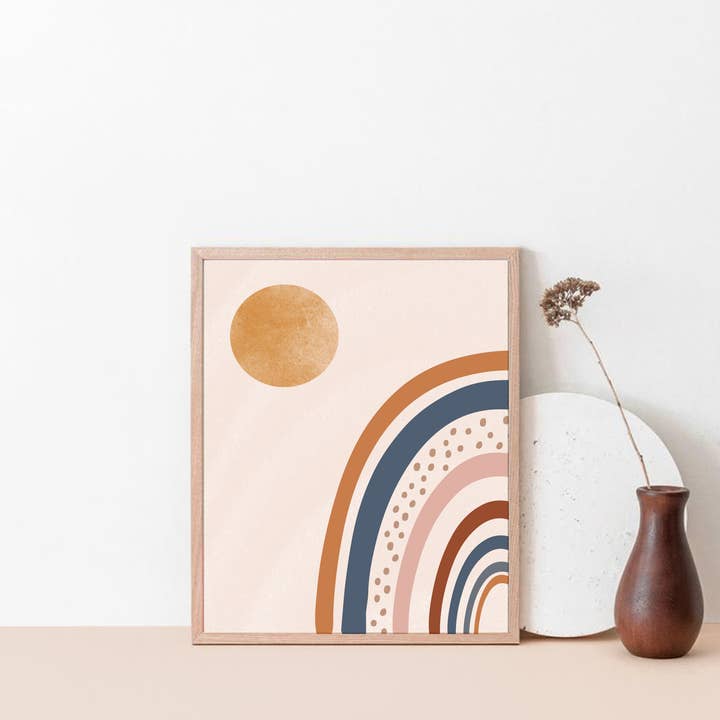 Abstrakte Regenbogen-Wand für den Großhandel von Lumina