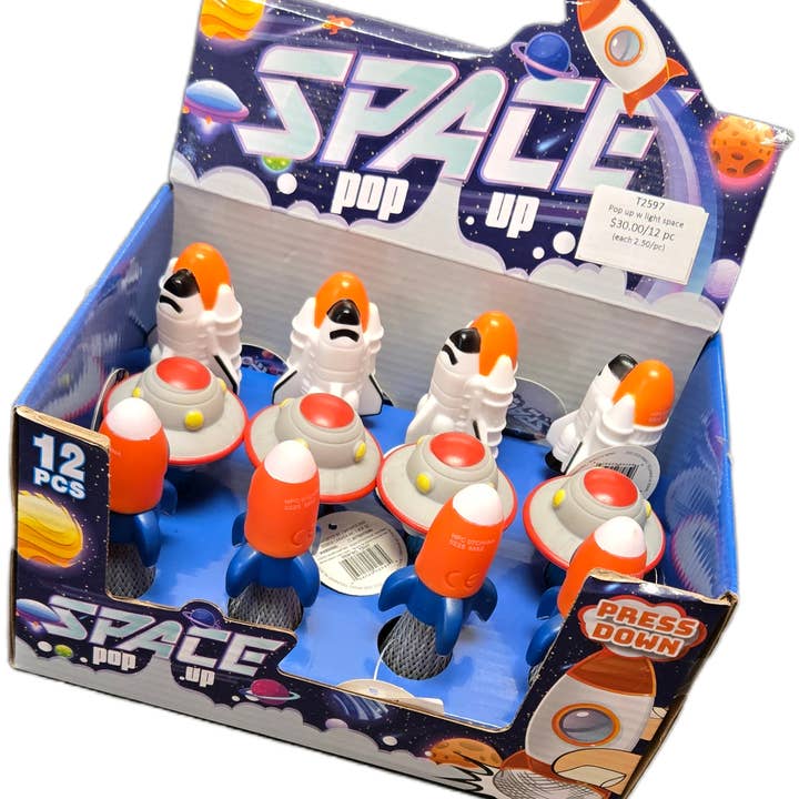 Space Pop Up counter display 12 pcs/unit for wholesale by Fiona Accessories