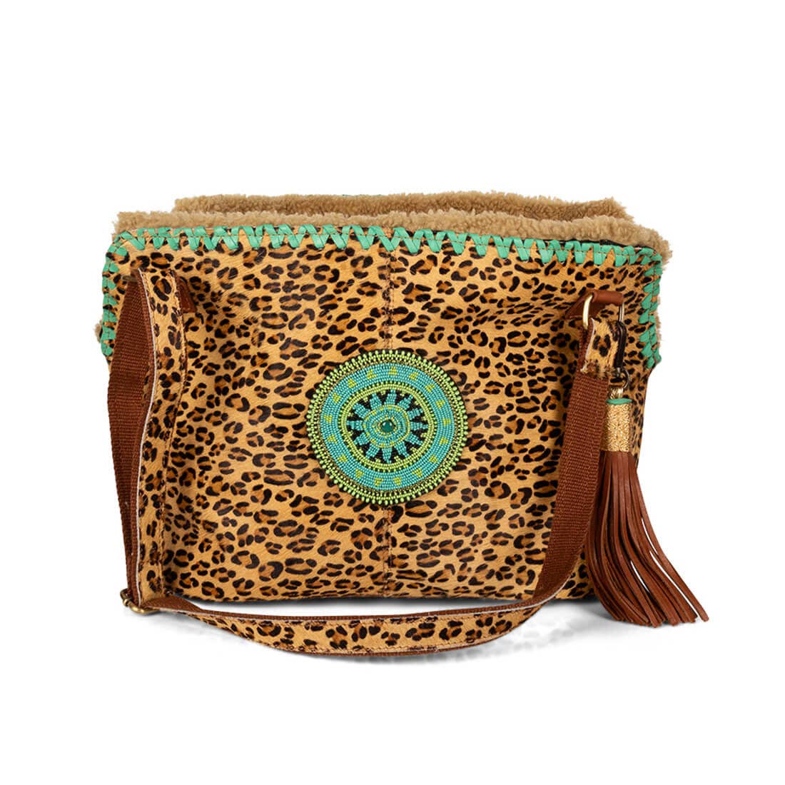 Dog with a Mission - Wholesale Pet Carrier - Dog - Leopard Lily Leather Dog Carrier Bag (up to 8 kg)2