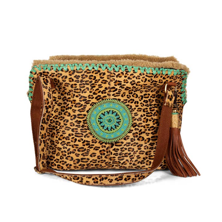 Dog with a Mission - Wholesale Pet Carrier - Dog - Leopard Lily Leather Dog Carrier Bag (up to 8 kg)2