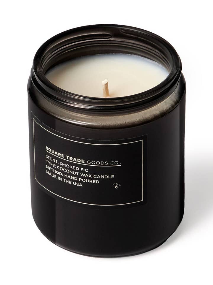 Bougie Figue Fumée 10 oz. pour la vente par Square Trade Goods Co