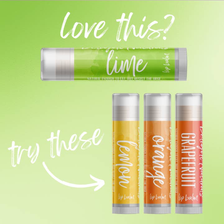 Delight Naturals - Wholesale Lip Balm - Lime Lip Balm3